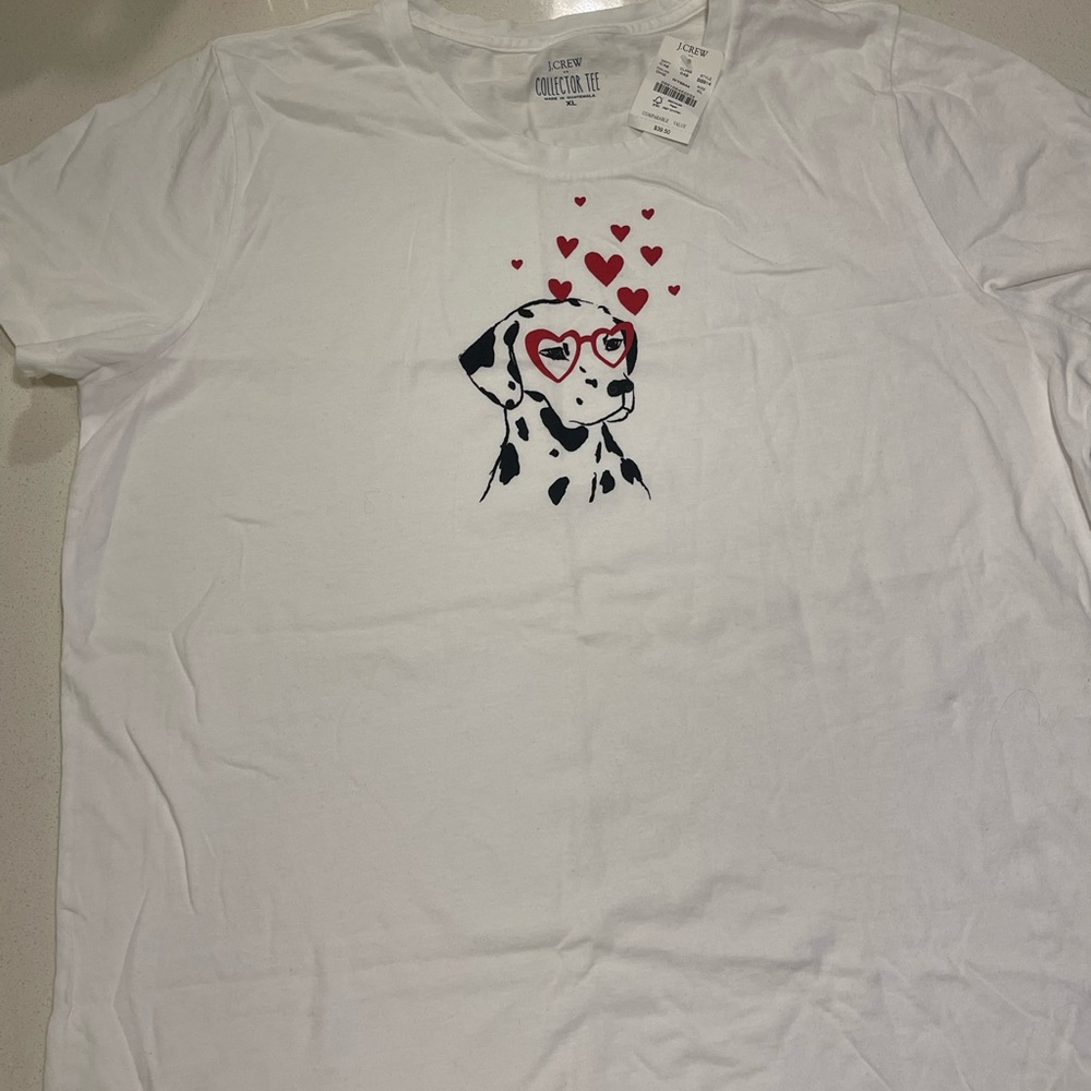 J crew Dalmatian tee